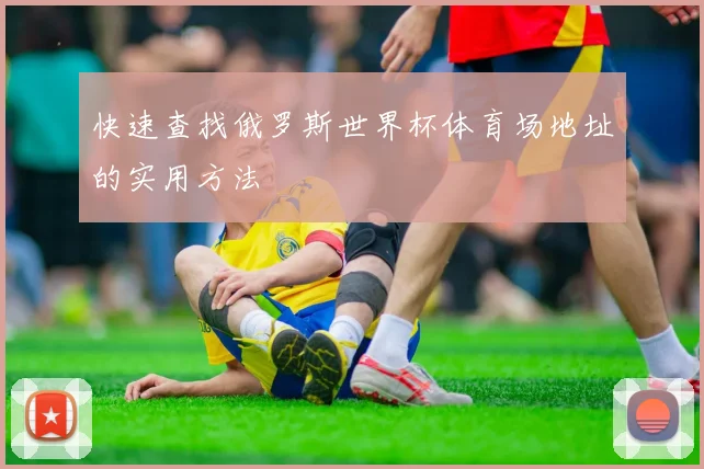 快速查找俄罗斯世界杯体育场地址的实用方法